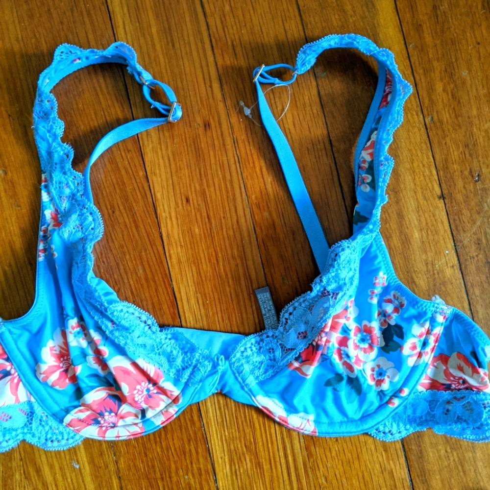Aerie Unlined Floral Bra | 34A